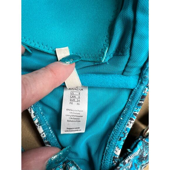 Sea Level Swim Seafoam Bikini Top 4 NWOT - Picture 5 of 5